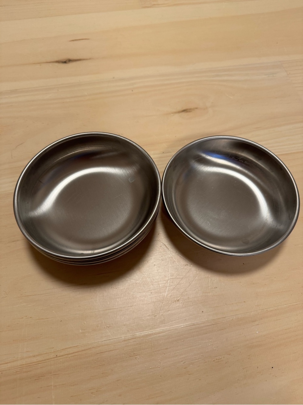 Americat Company 18/8 Stainless Steel Cat Bowls Set
